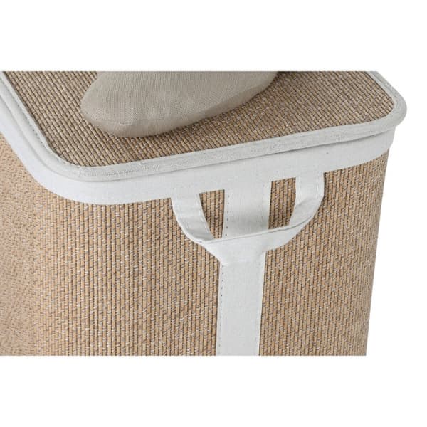 Tvättkorg Home ESPRIT Grön Naturell Barn 44 x 44 x 45 cm 4 Delar