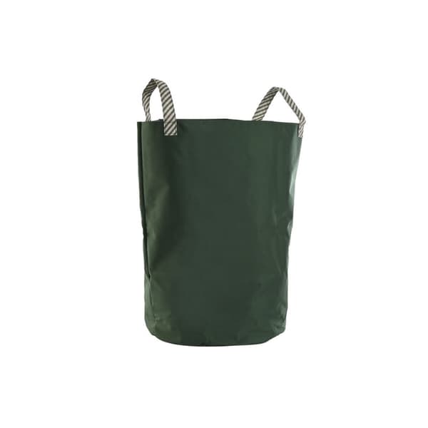 Trädgårdsavfallspåse Home ESPRIT Vit Grön Bomull 40 x 40 x 60 cm