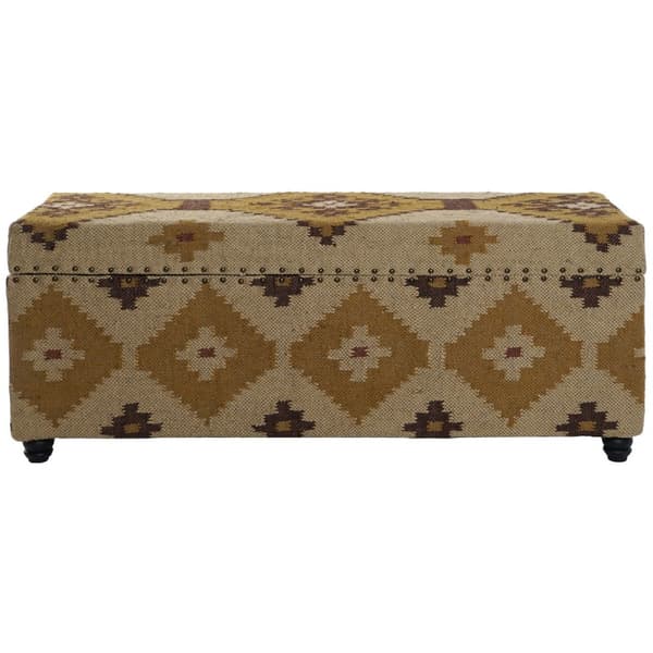 Kista Home ESPRIT Beige Senap Bomull 120 x 40 x 45 cm
