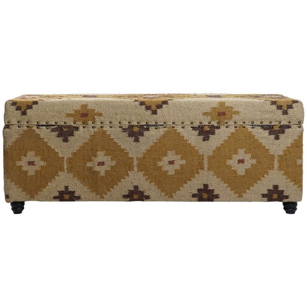 Kista Home ESPRIT Beige Senap Bomull 120 x 40 x 45 cm