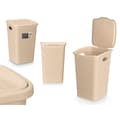 Miniatyrbild 2 av 4: Hinkbehållare Stefanplast 30084 Kräm Plast 50 L 36 x 54,5 x 38 cm (6 antal)