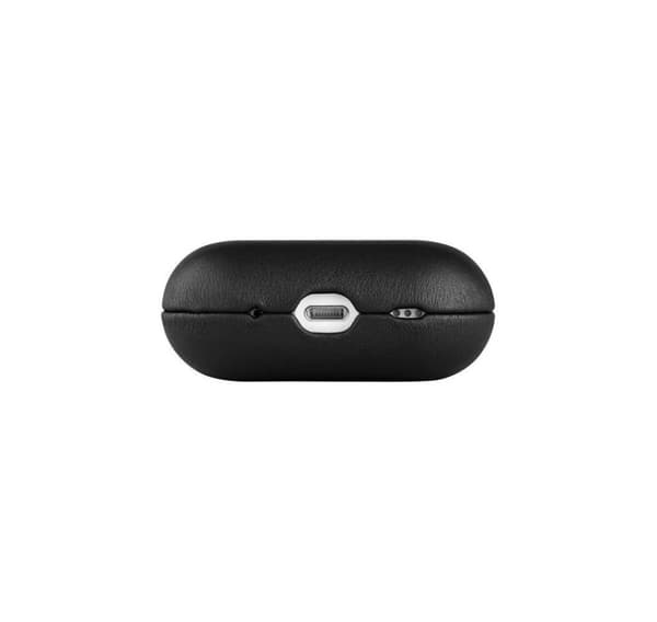 Fast, hörlursfodral med MagSafe-stöd, Apple AirPods Pro 2/Pro 2 (USB-C), svart, läder