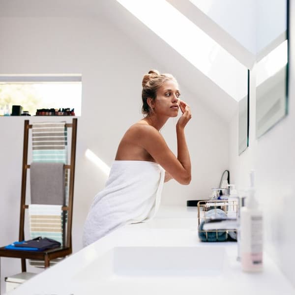 Relaxdays Handdukshållare Bath Betjänad Sovrum Omklädningsstol Bambu 133x40x42cm, Mörkbrun