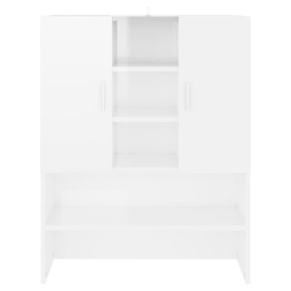 badeværelsesskab 70,5x25,5x90 cm hvid højglans