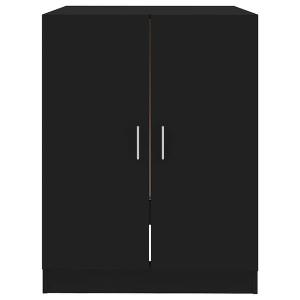 Pesukonekaappi musta 71x71,5x91,5 cm