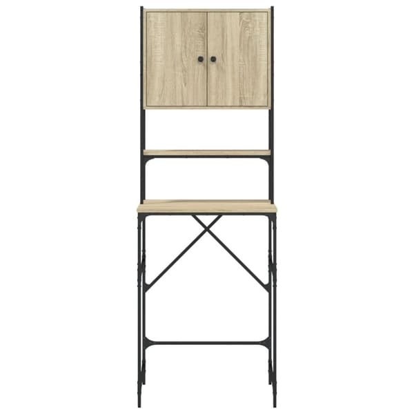 vaskemaskineskab 68x48,5x194 cm sonoma-eg