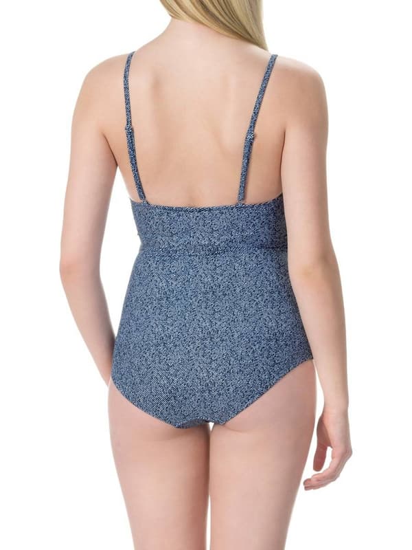 Dambaddräkt med navel, gravid