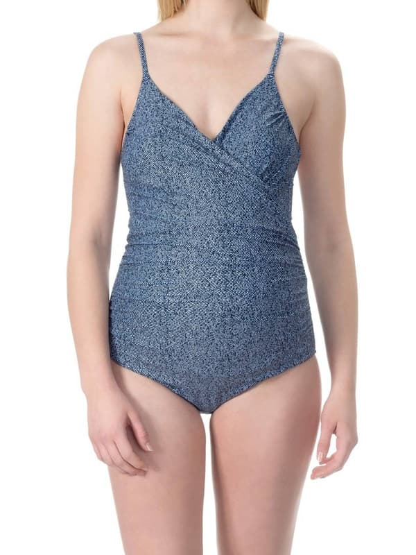Dambaddräkt med navel, gravid