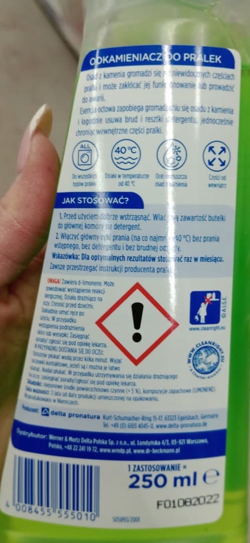 Dr. Beckmann Afkalkningsmiddel til vaskemaskiner 250 ml
