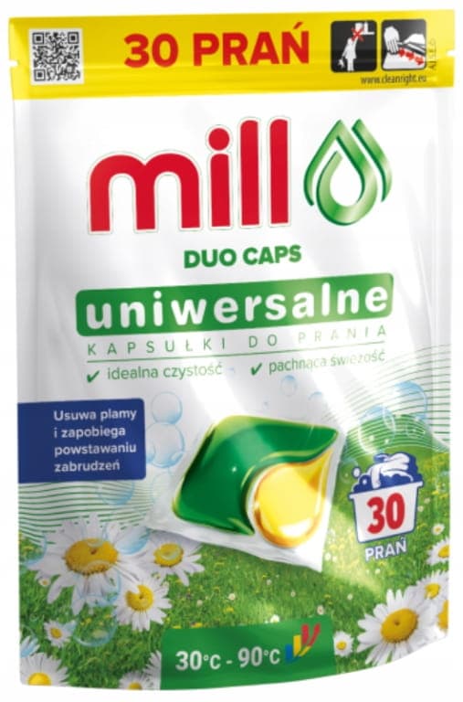 Väri- ja valkopyykinpesukapselit 30 kpl universaali