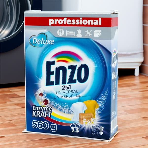 Enzo Pulver 560g til hvid/universal