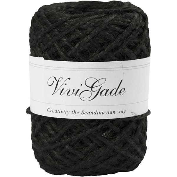 Naturhampa 30 m Svart