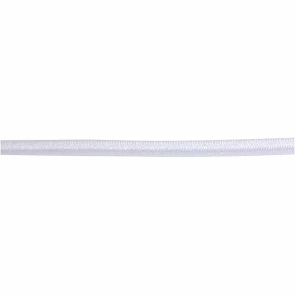 Snöre Elastisk 2 mm x 25 m Vit