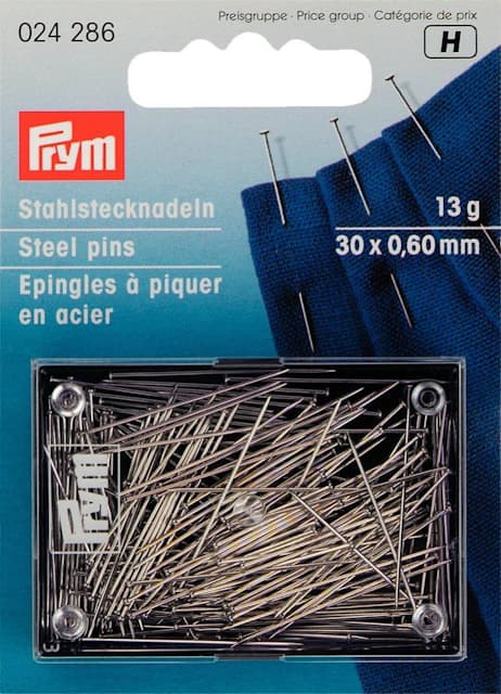 Knappenål 0,60 x 30 mm 200 stk. Prym