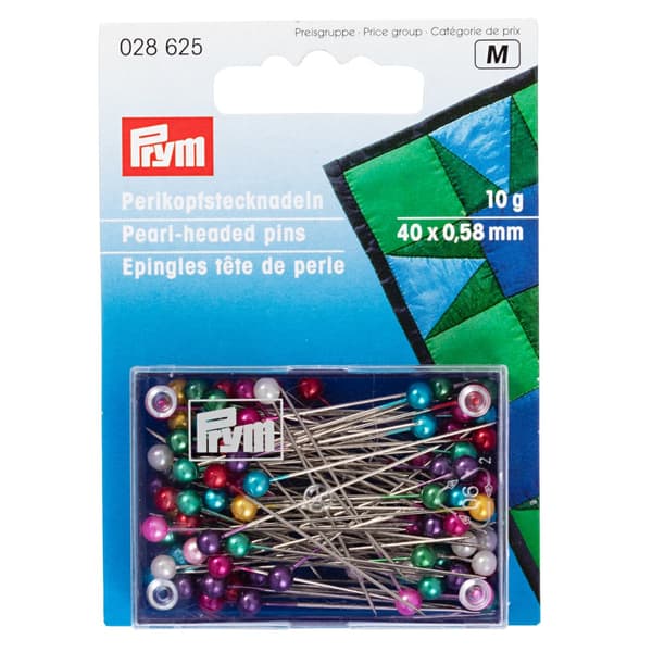 Knappenål 0,58 x 40 mm Perlemor 10 g Prym