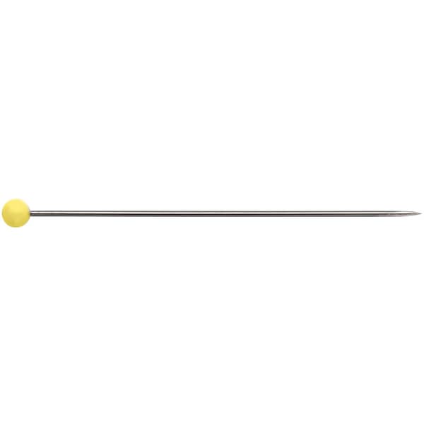Knappnål 0.60 x 43 mm Glashuvud 20 g X-långa Prym