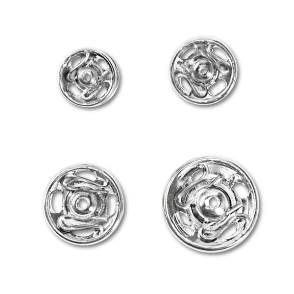 Trykknapper 6–11 mm sort. Forniklet 20 stk. Prym