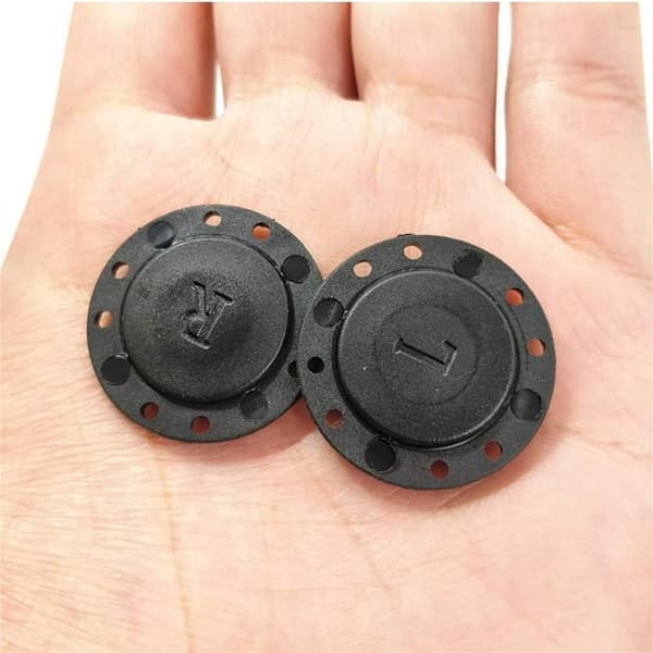 Magnetisk knap - sort - 22 mm