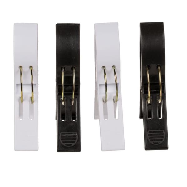 4-Pack - Stora Klämmor / Klädnypor - 12x8,5 cm