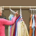 Miniatyrbild 4 av 4: SHOP-STORY - Set med 8 flera galgar för att spara utrymme i dina skåp