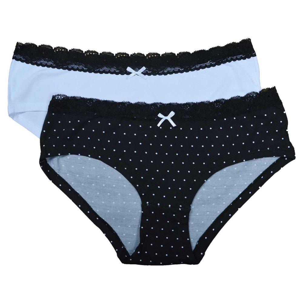 Hipster Trusser Bambus Pige 6-Pak