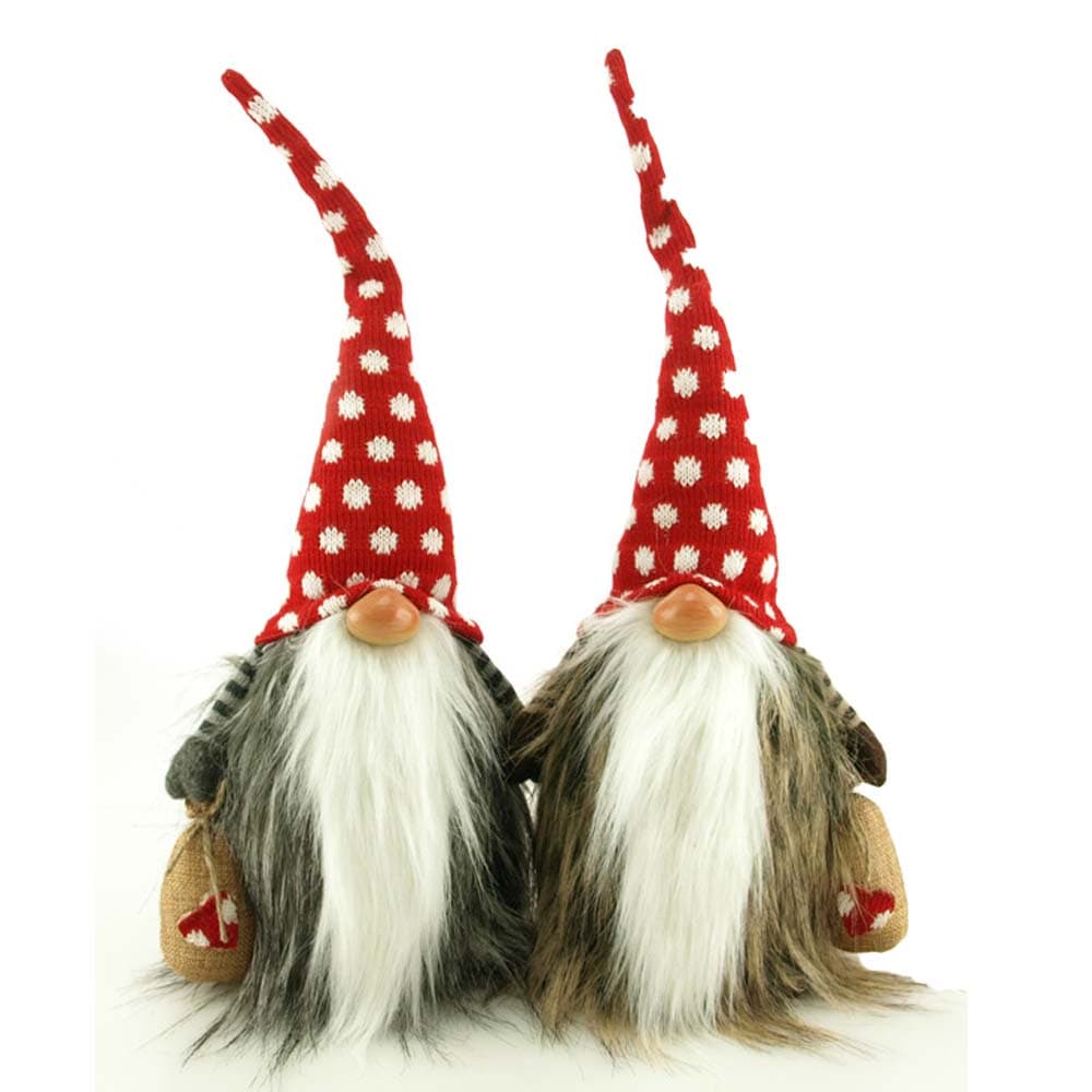 Stor vacker tomte Funäsdalen med säck 44 cm hög