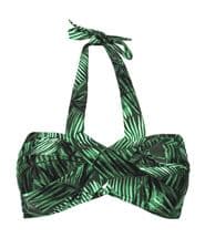 Missya Flora Bikini Bandeau Print Green Pattern
