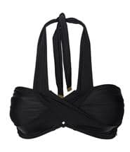 Missya Flora Bikini Bandeau Black