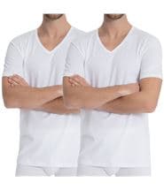 Calida 2-pack Natural Benefit V-shirt White
