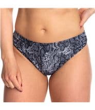 Missya Orchid Bikini Tai Print Black pattern-2