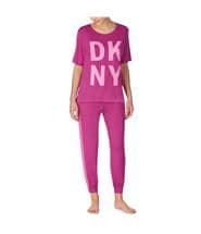 DKNY Only In T-shirt And Jogger Set Pink