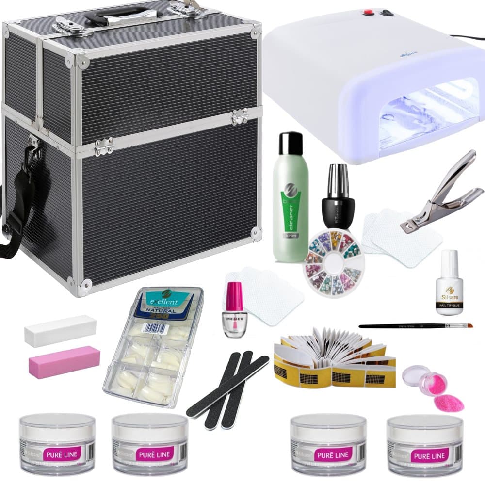 Komplett Startkit Ultra Uv Gel Nagelset Inkl Stor Beauty Box Cdon