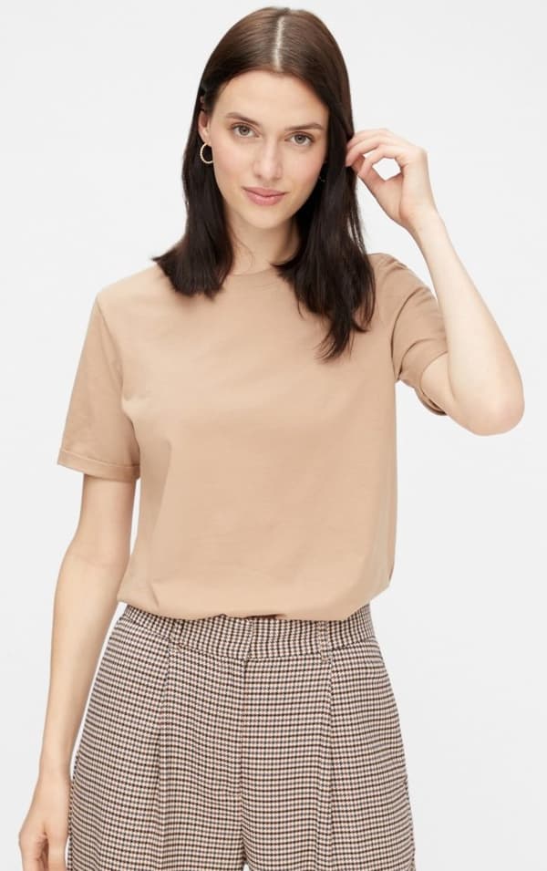 Pieces - pcRia Fold Up Tee