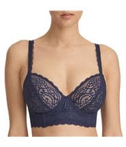 Primadonna Twist I Do Deep Plunge Bralette Blue