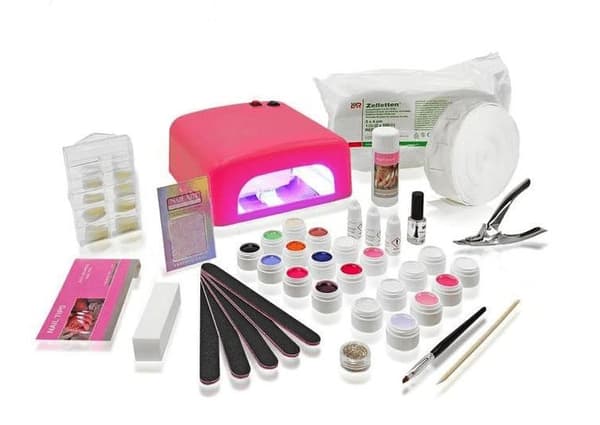 Super startkit, många UV geler inkl UV lampa.