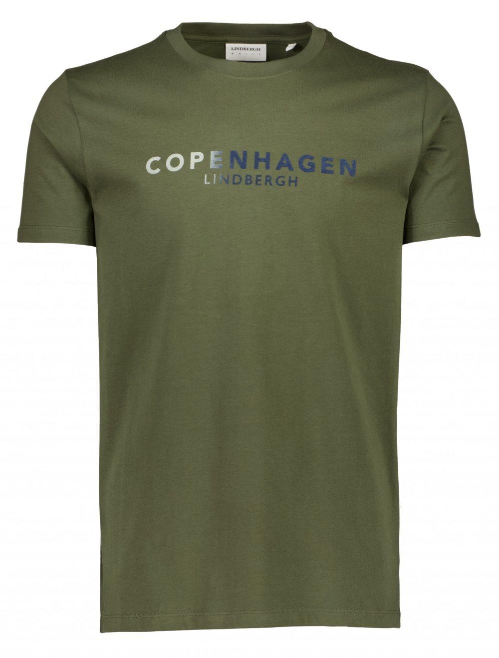 Lindbergh White - T-shirt 30-400041 Logoprint