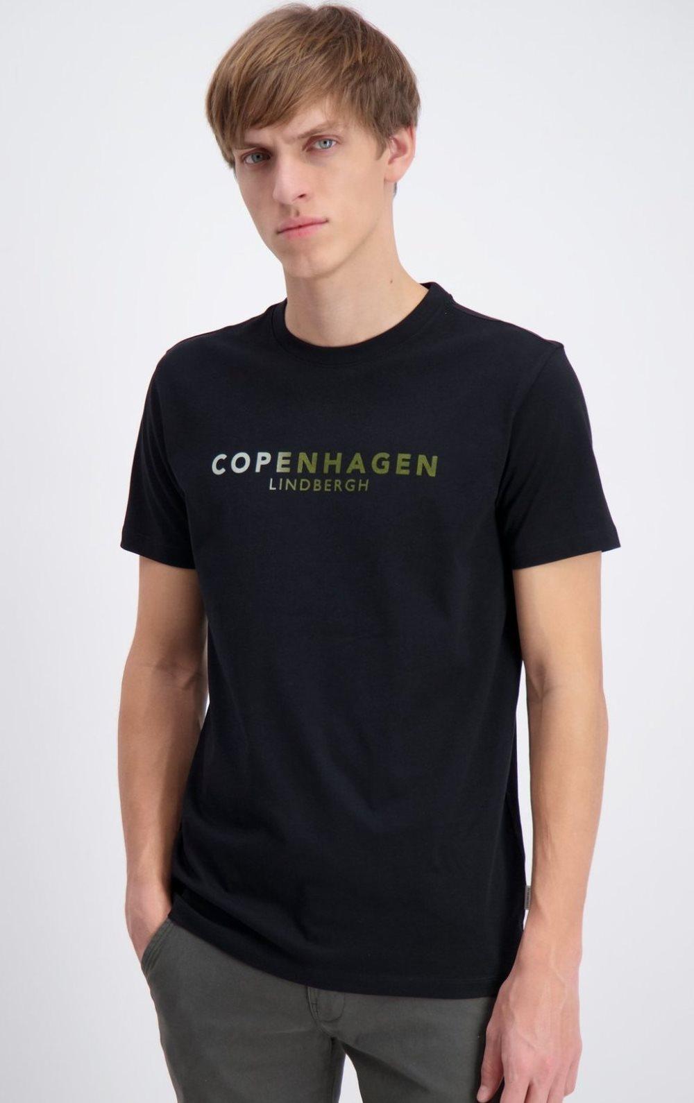 Lindbergh White - T-shirt 30-400041 Logoprint