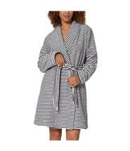 Triumph Lounge Me Climate Terry Robe Greystriped