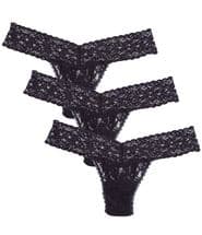 Hanky Panky 3-pack Low Rise Thong Navy-2