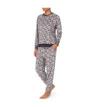 DKNY Lounge Life Jogger Set Leopard