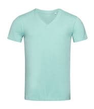 Stedman James Organic Men V-Neck Turquoise