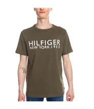 Tommy Hilfiger Modern Classic Tee Logo Shirt Olive