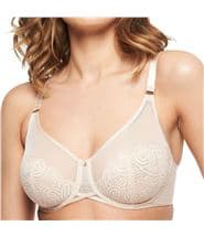 Chantelle Pyramide 4-part Bra Beige