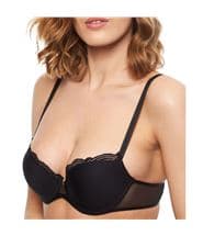 Chantelle Pyramide Revealing T-shirt Bra Black