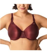 Chantelle Hedona Underwired Bra Wine red