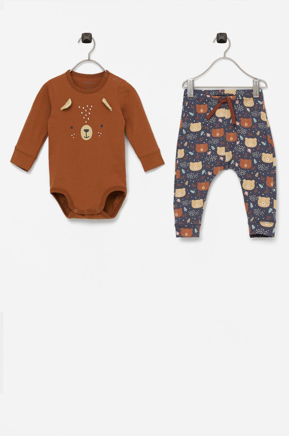 Set Linus med body och mjukisbyxor