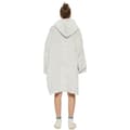 Miniatyrbild 2 av 4: Oversized hoodie i ljusgrått med känguruficka och luva - Ljusgrå