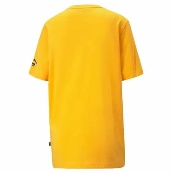 T-shirt med kortärm Herr Puma Essential Logo Repeat Graphic Gul - S