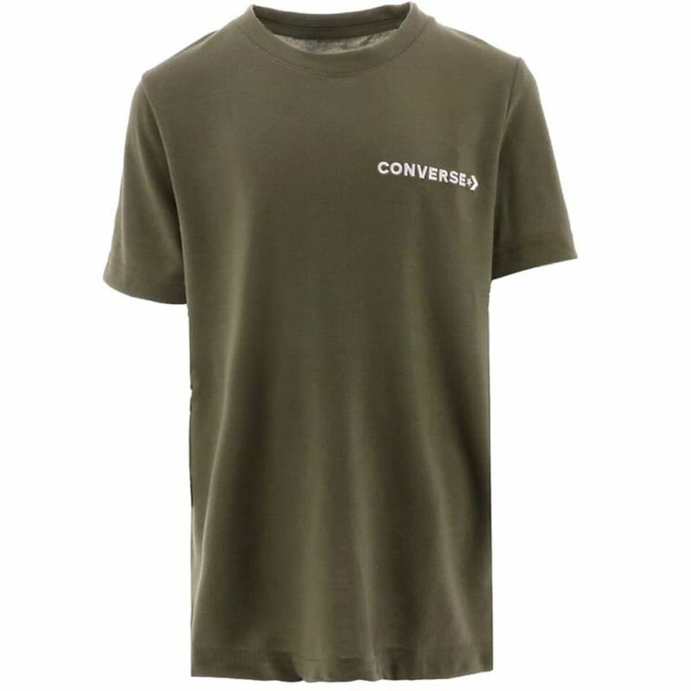 Barn T-shirt med kortärm Converse Field Surplus Oliv - 8-10 år