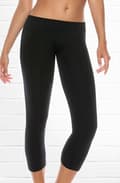 Miniatyrbillede 1 af 2: Control Body 610253 3/4 Length Sports Leggings Nero